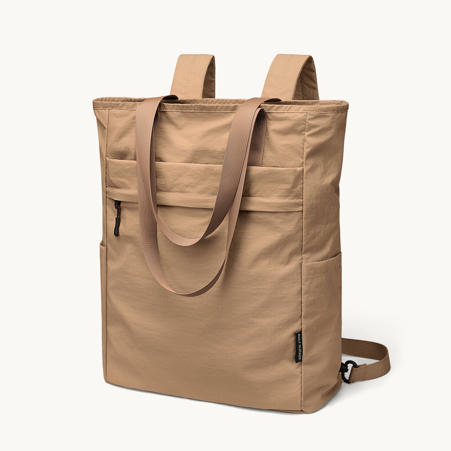GOLF SUPAGS Foldaway Convertible Tote Backpack Lightweight Nylon Daypack for Women Men City Pack Versatile Backpack for Leisure Travel
