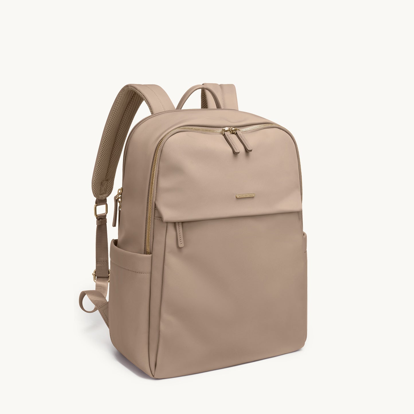 GOLF SUPAGS Women Laptop Backpack Casual Daypack for Work Travel College Backpack Purse Fits 14 Inch Notebook (Champagne)