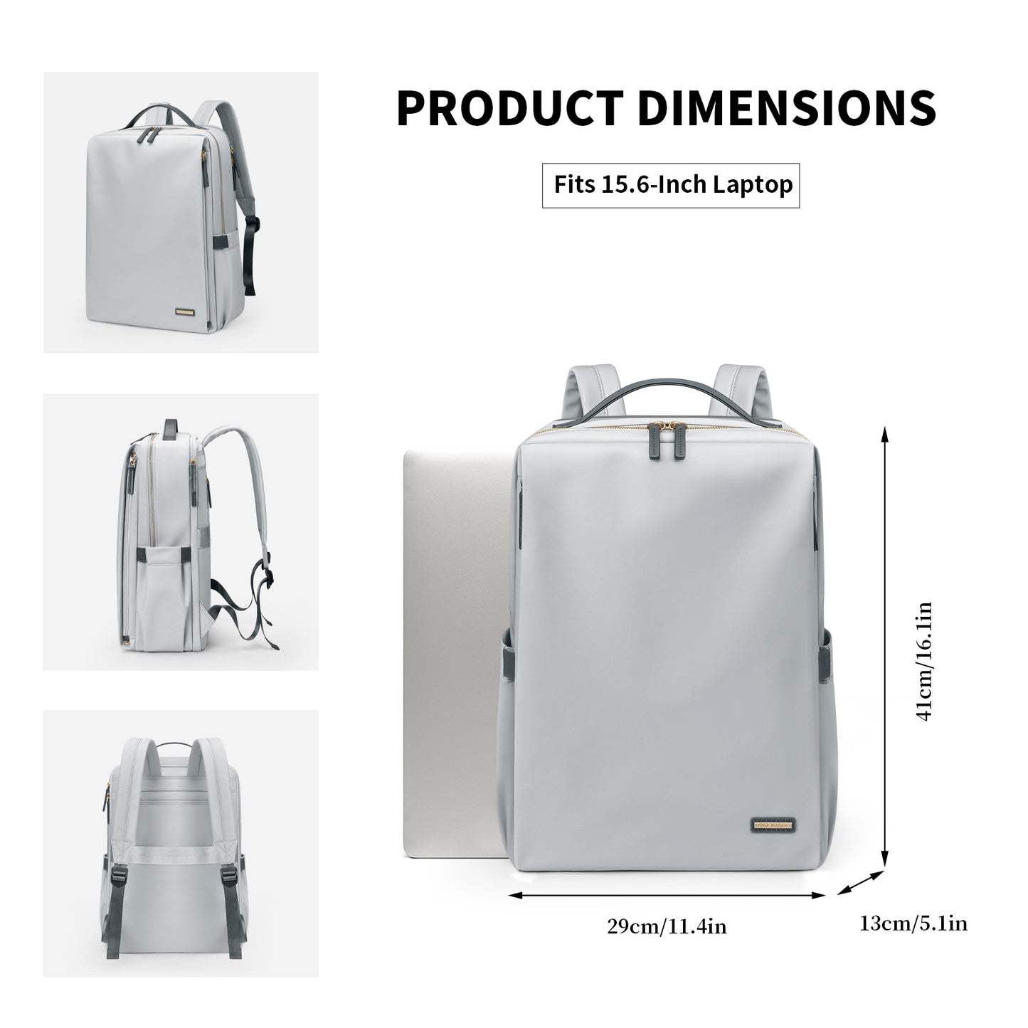 Stylish Laptop Backpack for Women Work College Travel Casual Daypack Fits 15.6 Inch Notebook(4 Colors)
