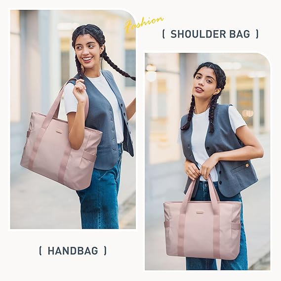 GOLF SUPAGS Tote Bag for Women with Zipper Large Shoulder Bag Top Handle Handbag for Travel Work