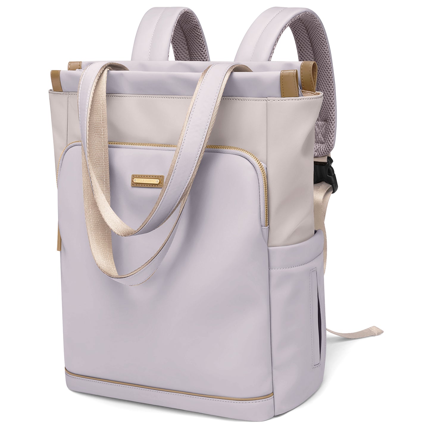 Convertible Laptop Backpack for Women Casual Daypack Notebook Tote Bag for Work College Travel Leisure