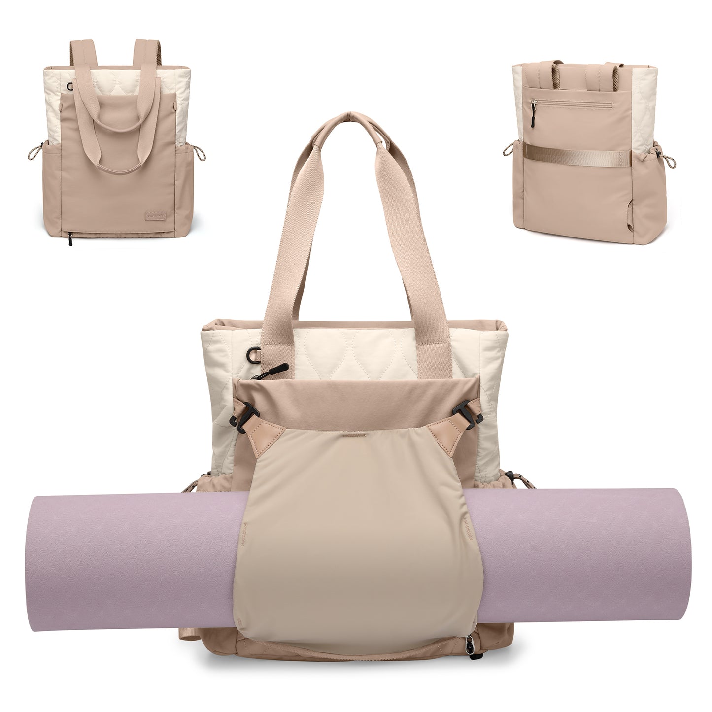 GOLF SUPAGS Convertible Laptop Backpack for Women 15.6" Laptop Tote Casual Daypack for Work Travel College Bag