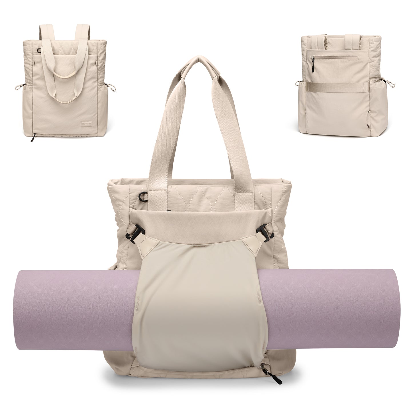 GOLF SUPAGS Convertible Laptop Backpack for Women 15.6" Laptop Tote Casual Daypack for Work Travel College Bag