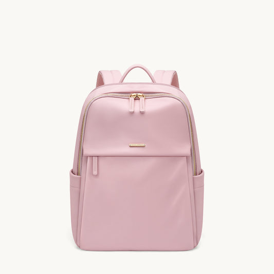 GOLF SUPAGS Women Laptop Backpack Casual Daypack for Work Travel College Backpack Purse Fits 14 Inch Notebook (Champagne)