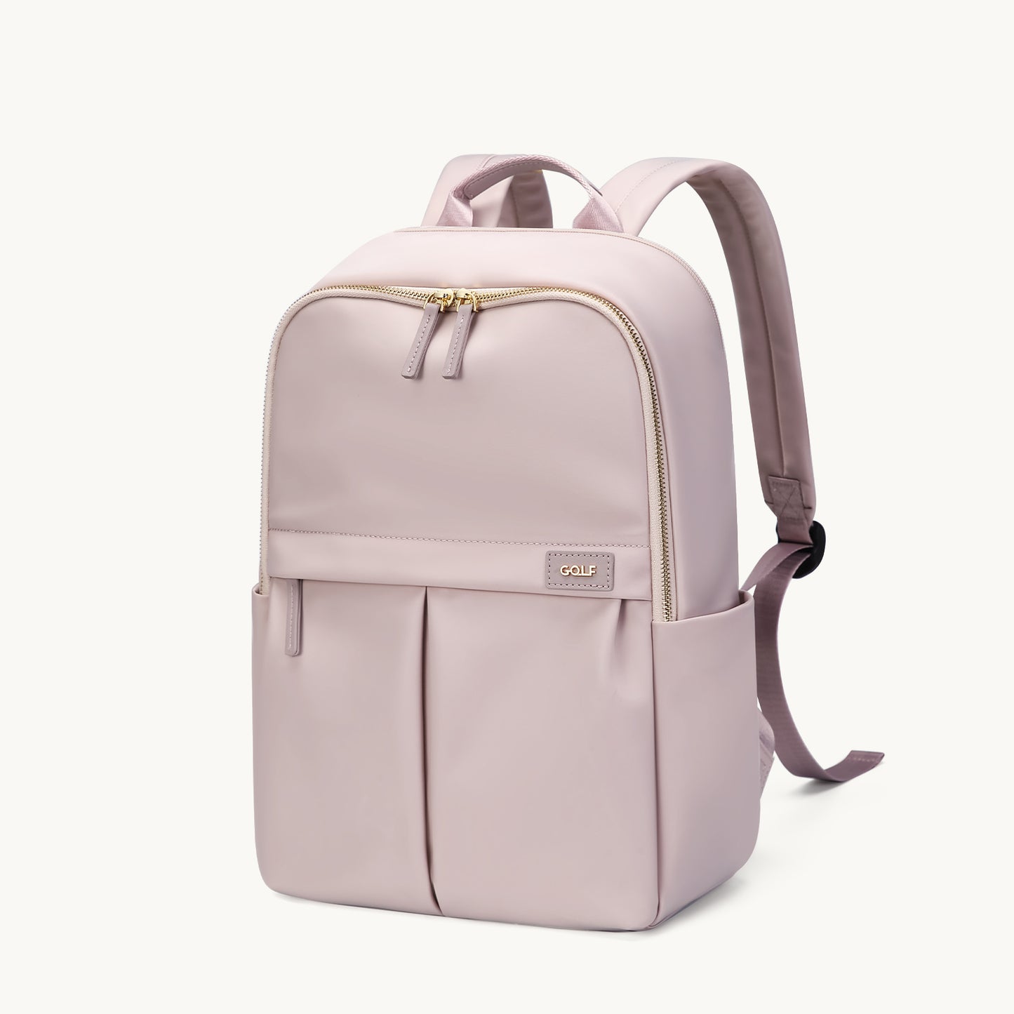 GOLF SUPAGS Laptop Backpack with Separate Laptop Compartment Water Resistant Computer Backpacks Fits 15/15.6 Inch Notebook Travel Work Bags for Women (Apricot)