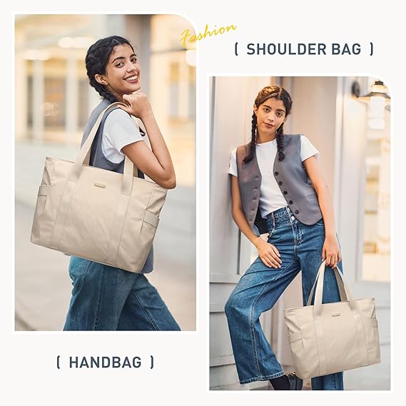 GOLF SUPAGS Tote Bag for Women with Zipper Large Shoulder Bag Top Handle Handbag for Travel Work