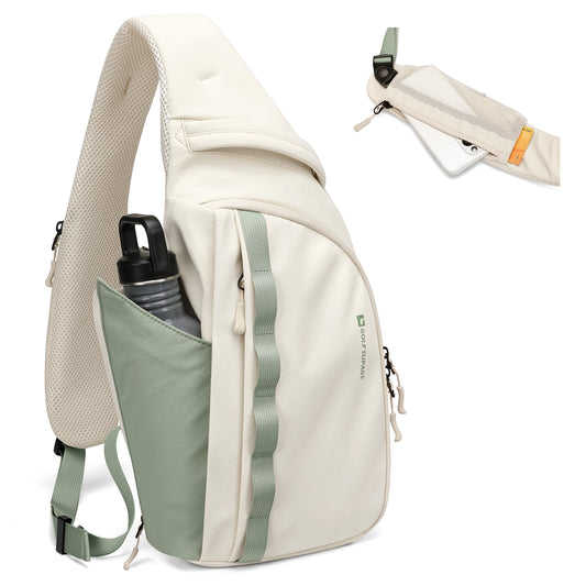GOLF SUPAGS Sling Crossbody Bag for Men Women Tactical Shoulder Daypack Anti-Theft Cross Body Chest Bags for Casual Travel Hiking Sport Gym Motorcycle