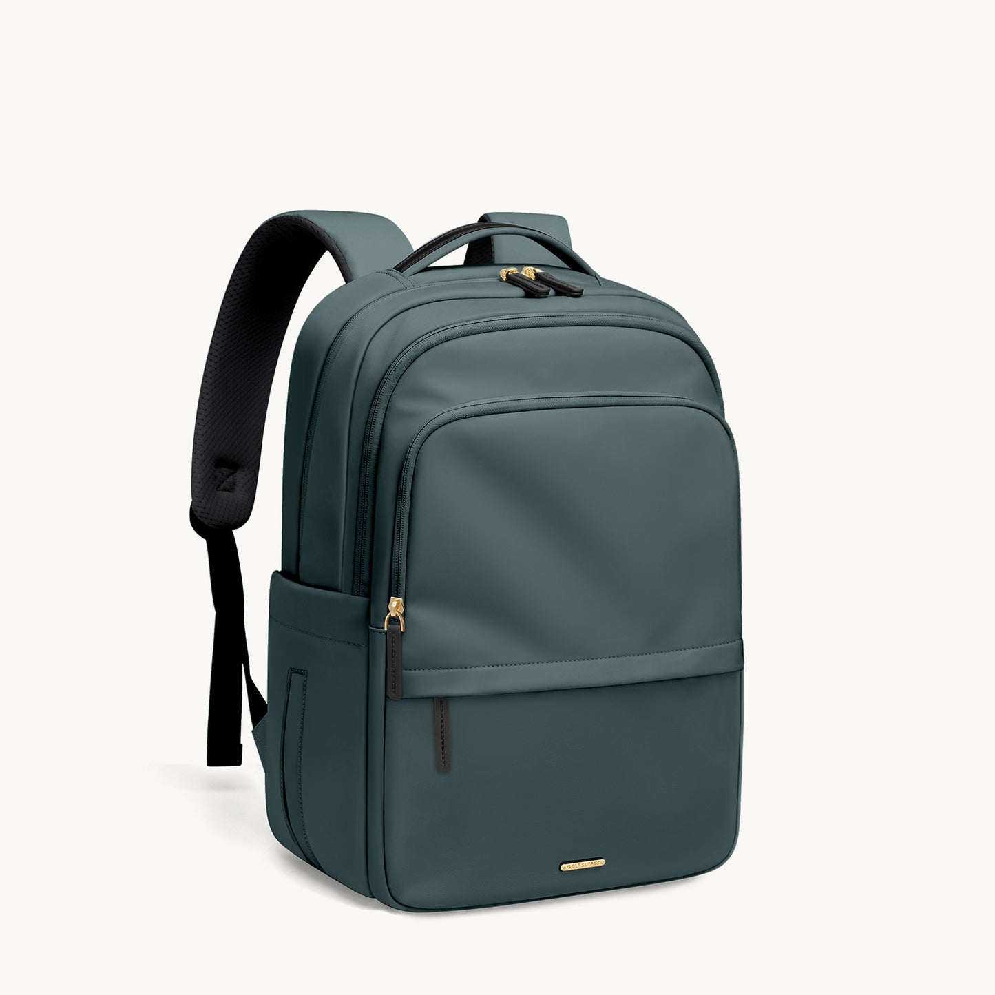 GOLF SUPAGS Multifunctional Laptop Backpack for Work Travel Leisure Water-Resistant Multiple Compartments Business Backpack for Women Fits 15.6 Inch Notebook (Apricot)