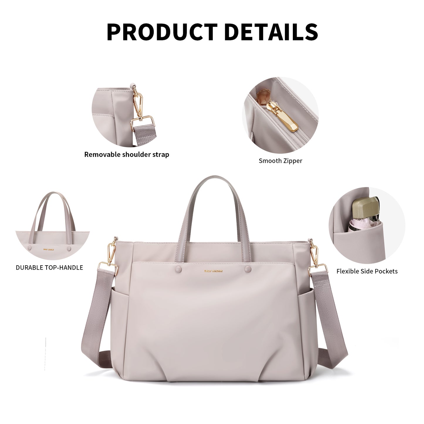 Laptop Tote Bag 14/15 Inch for Women Notebook Carrying Case Stylish Handbag for Work Travel